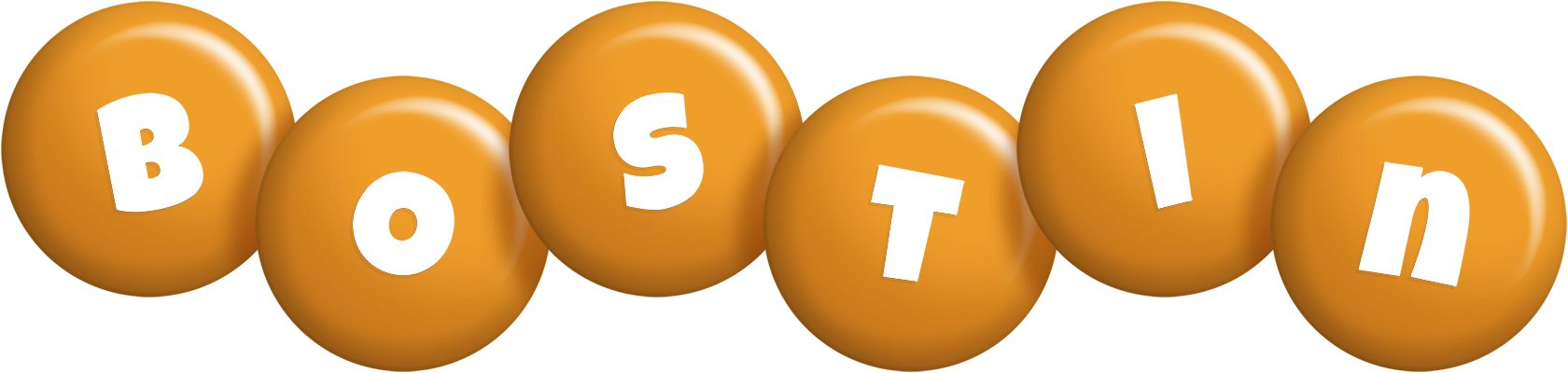 Bostin candy-orange logo