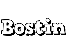 Bostin snowing logo