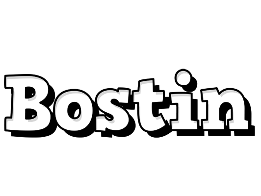 Bostin snowing logo