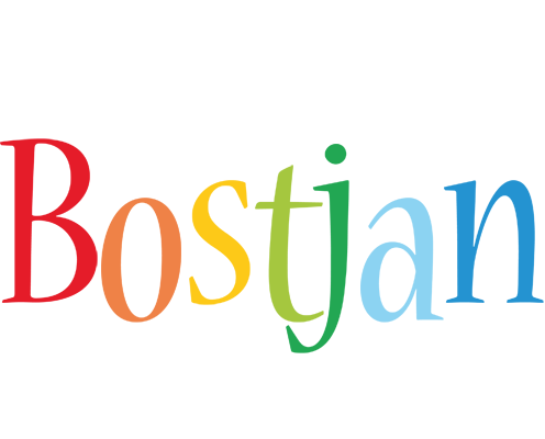 Bostjan birthday logo
