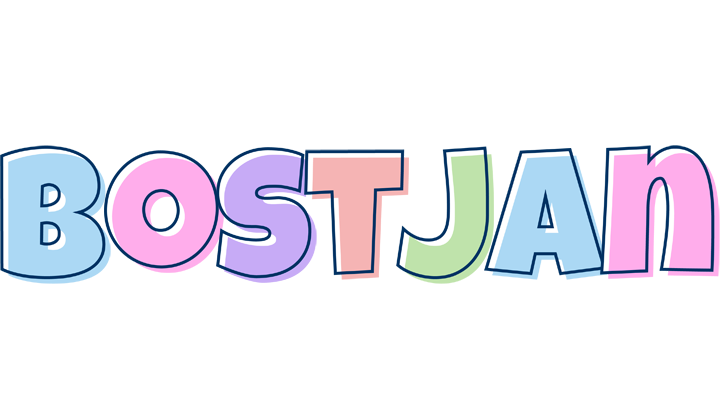 Bostjan pastel logo