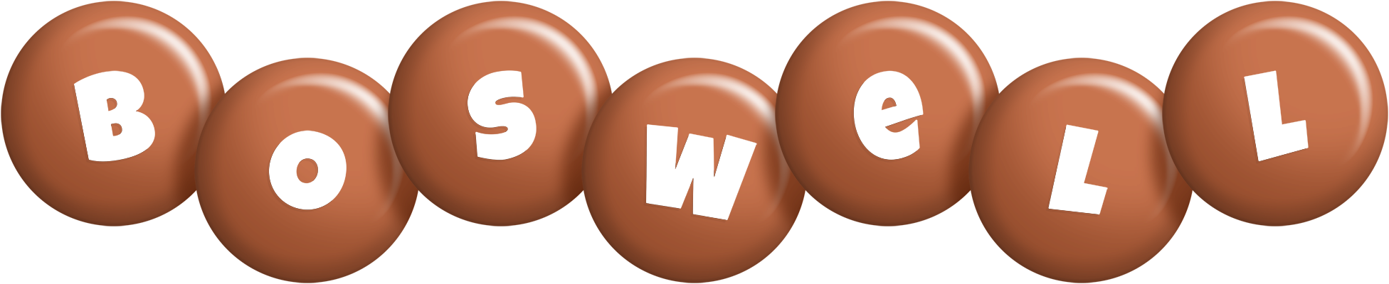 Boswell candy-brown logo