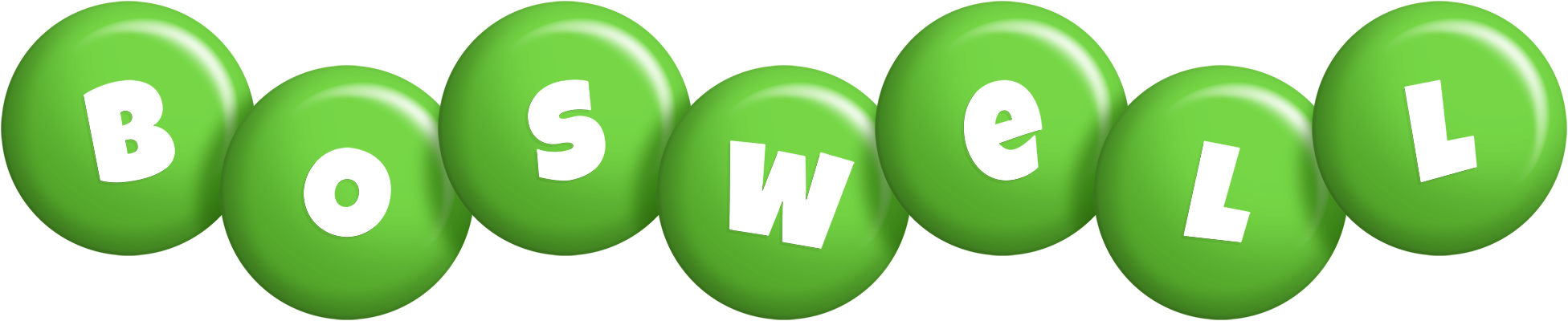 Boswell candy-green logo