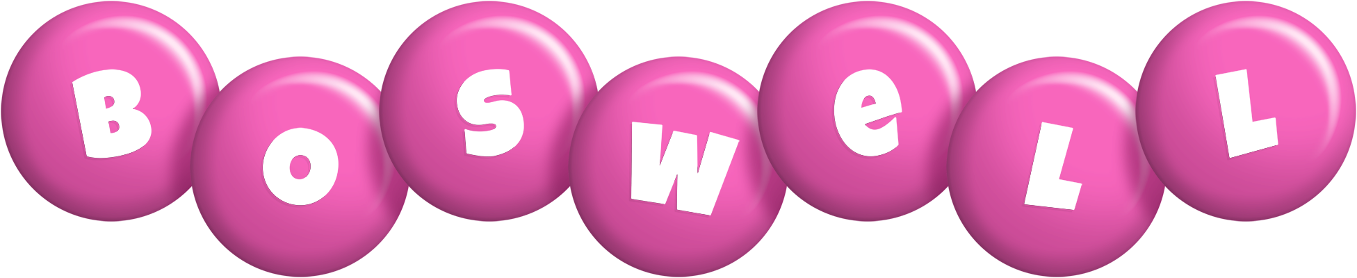 Boswell candy-pink logo