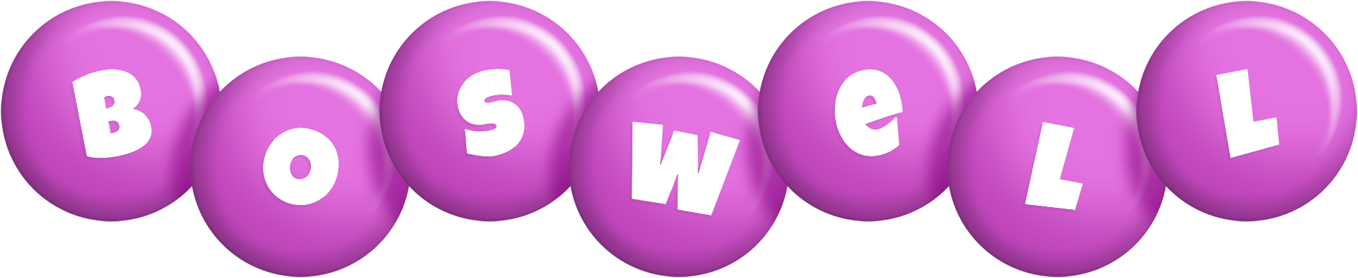 Boswell candy-purple logo