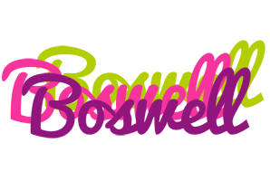 Boswell flowers logo