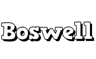 Boswell snowing logo