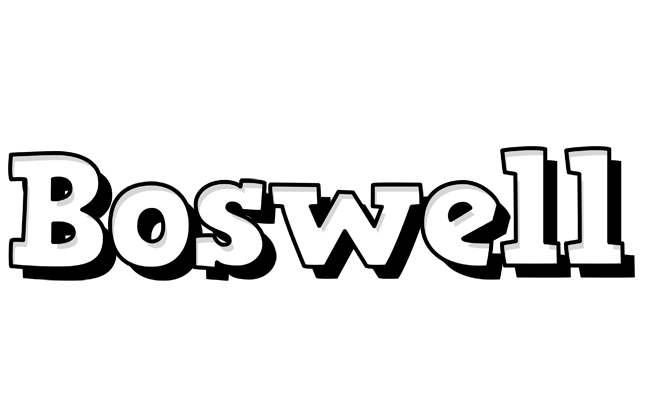 Boswell snowing logo