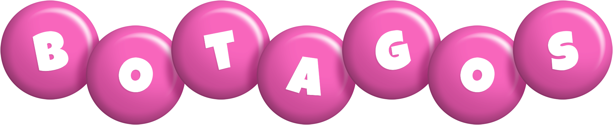 Botagos candy-pink logo