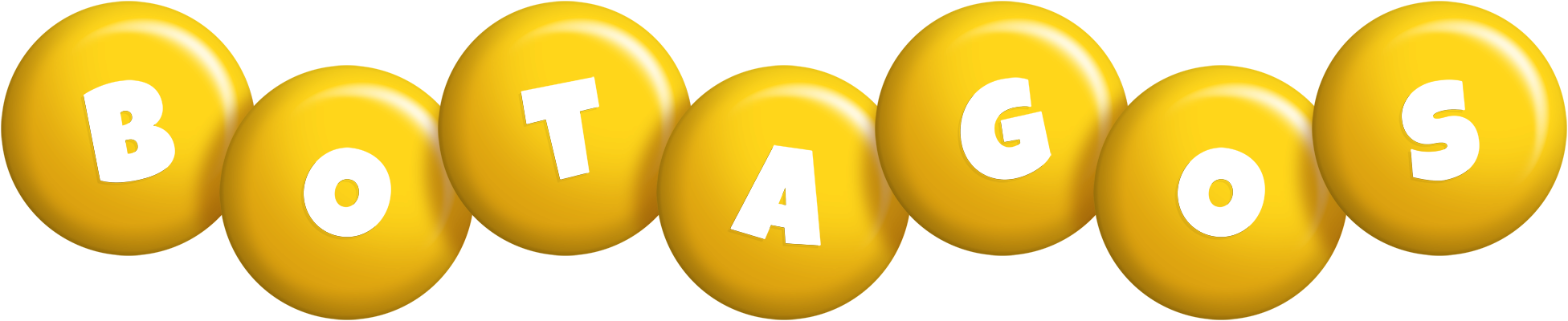 Botagos candy-yellow logo