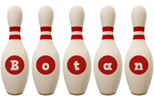 Botan bowling-pin logo