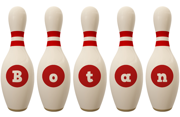 Botan bowling-pin logo