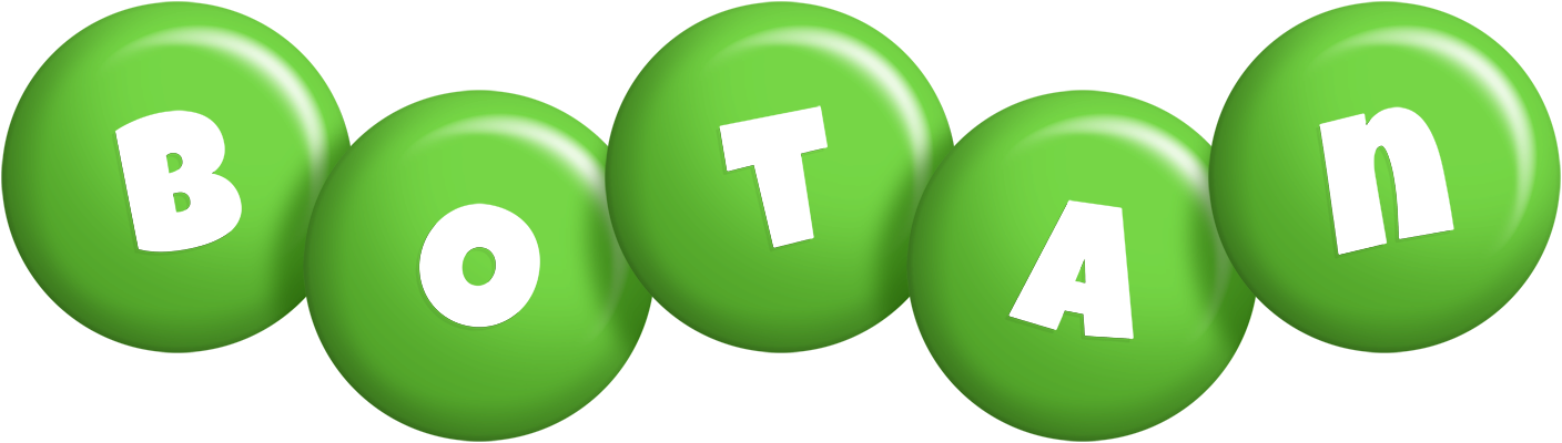 Botan candy-green logo