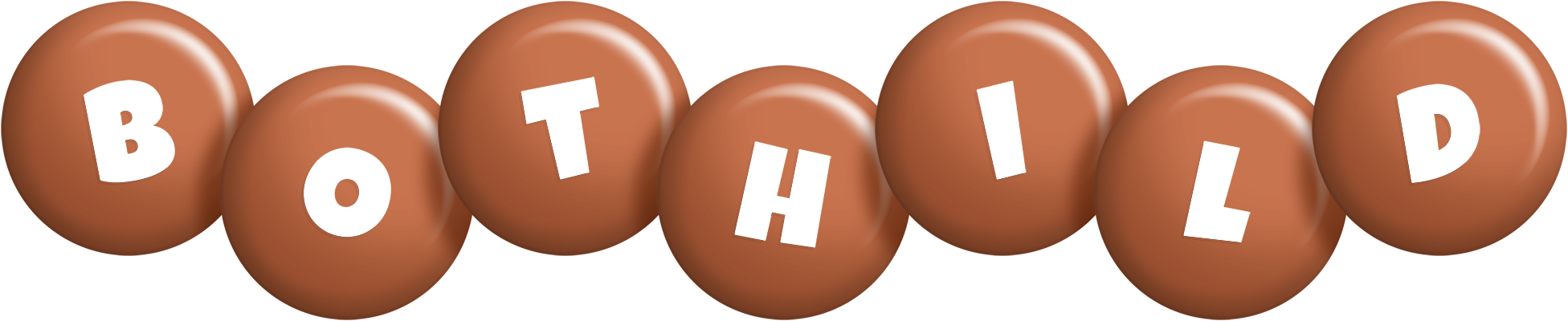 Bothild candy-brown logo