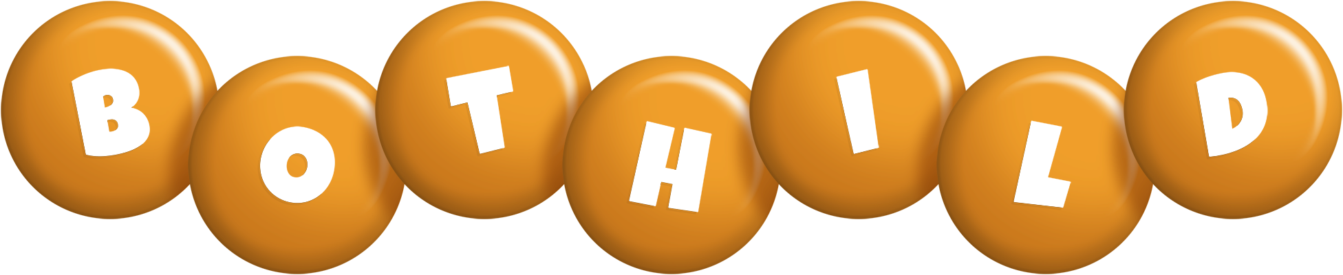 Bothild candy-orange logo