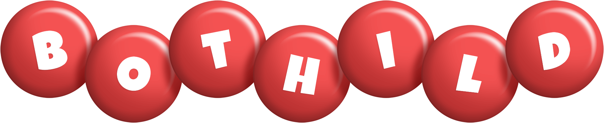 Bothild candy-red logo