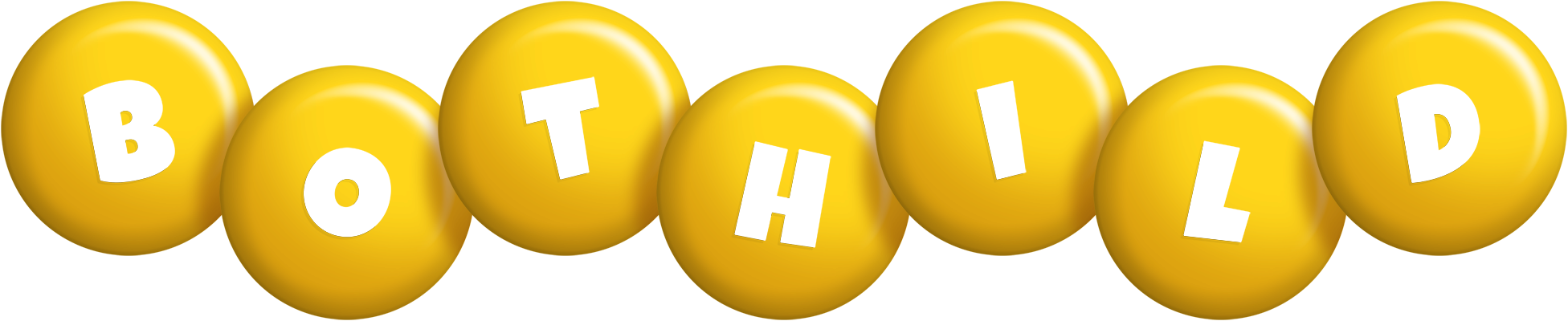 Bothild candy-yellow logo