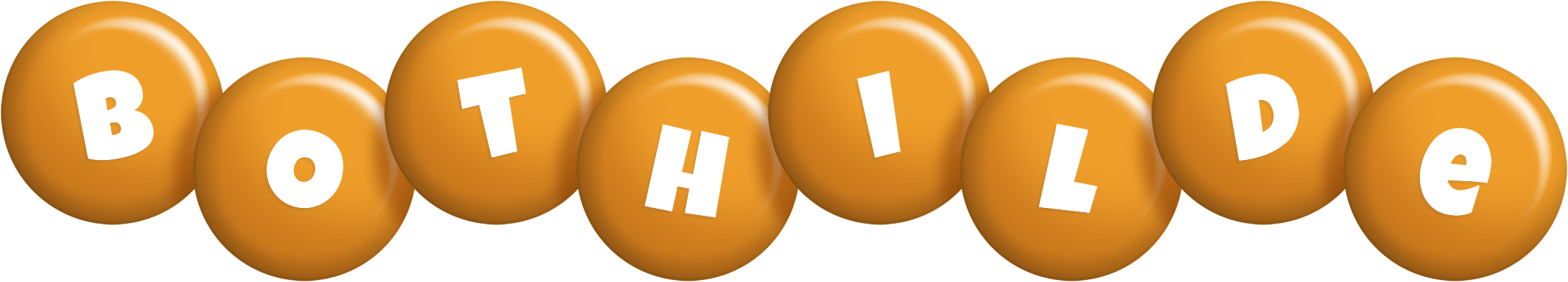 Bothilde candy-orange logo