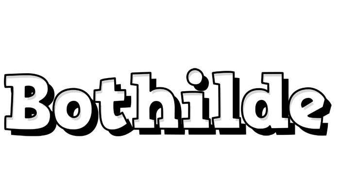 Bothilde snowing logo