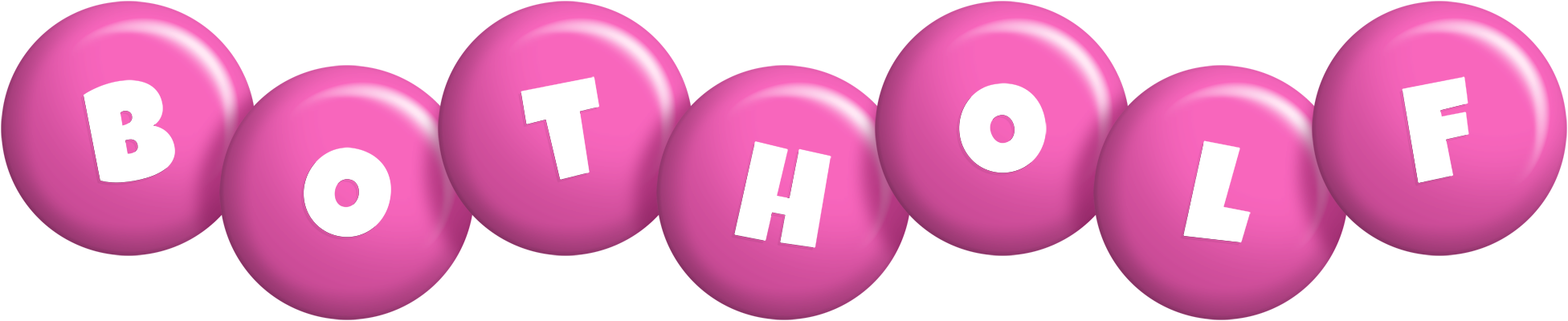 Botholf candy-pink logo