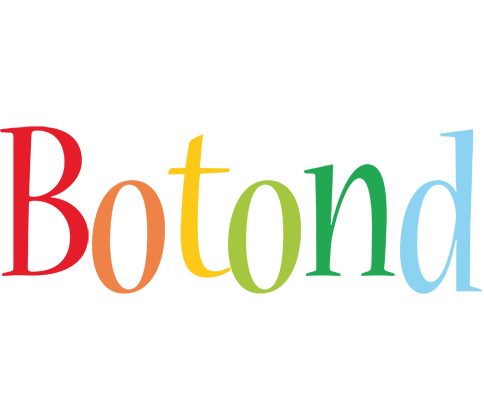 Botond birthday logo