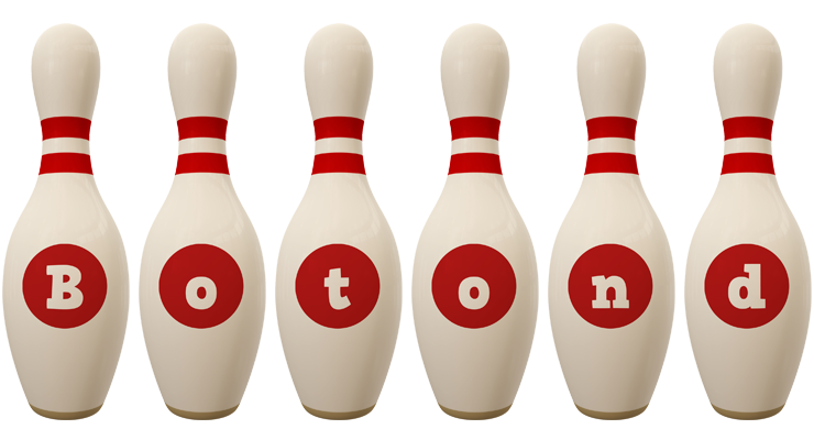 Botond bowling-pin logo