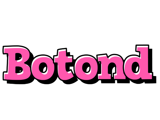 Botond girlish logo