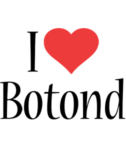Botond i-love logo