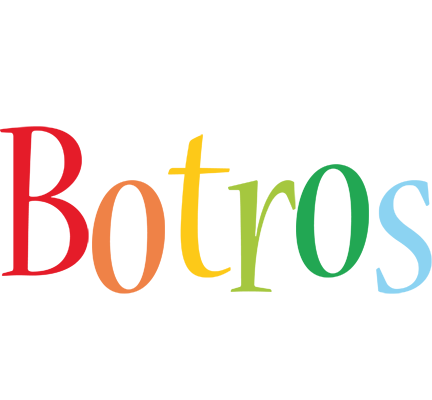 Botros birthday logo