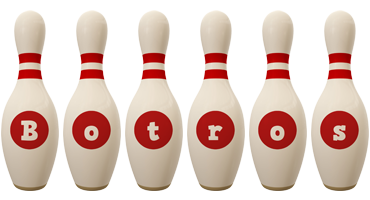 Botros bowling-pin logo