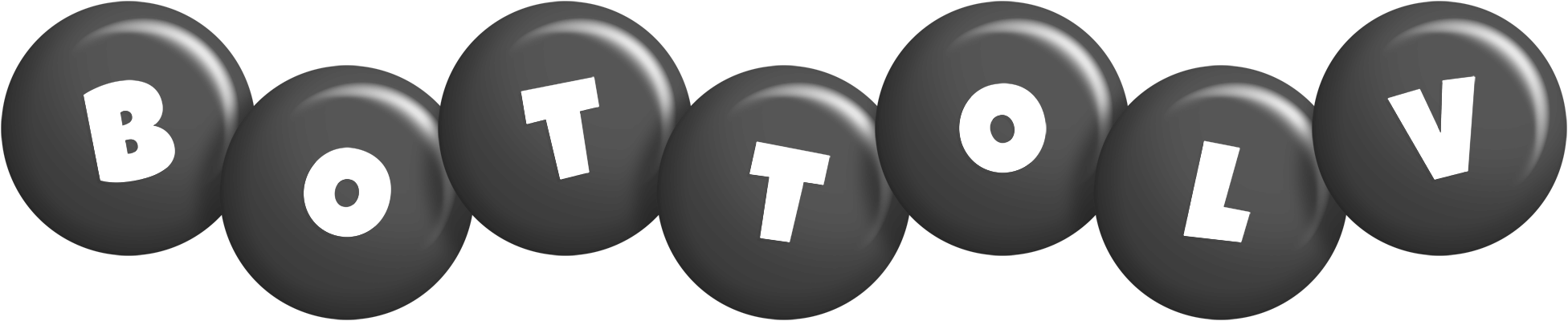 Bottolv candy-black logo