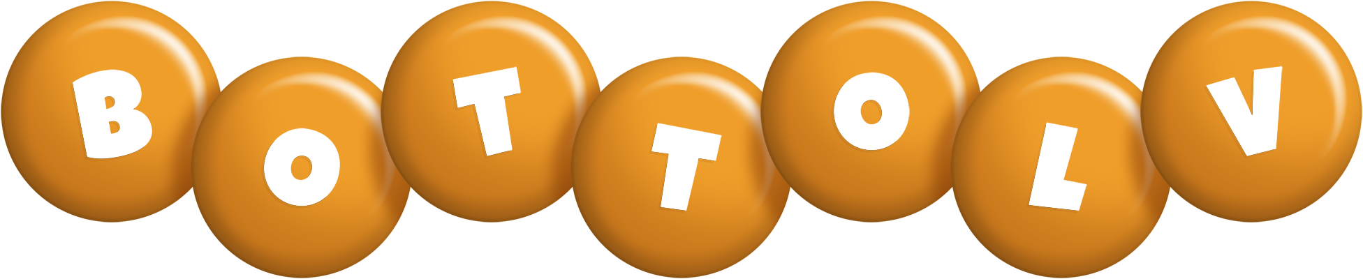 Bottolv candy-orange logo