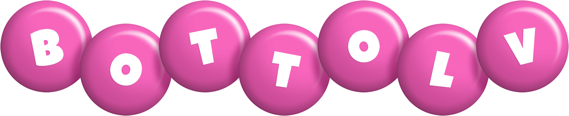 Bottolv candy-pink logo