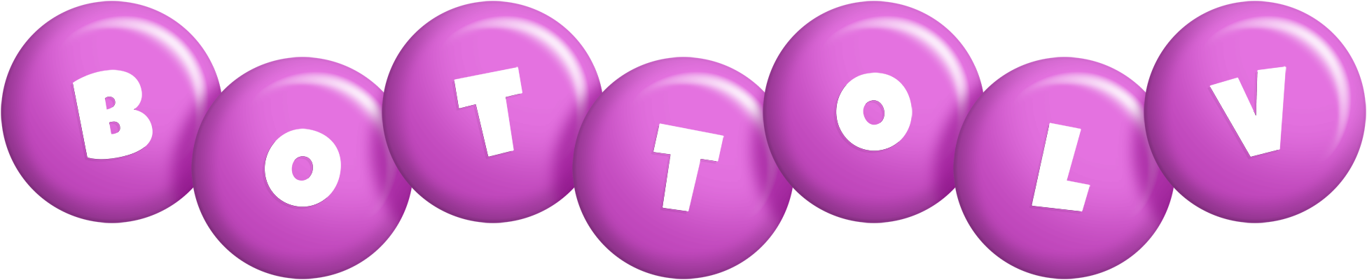 Bottolv candy-purple logo