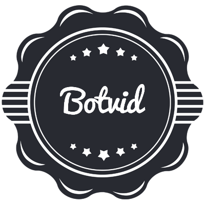 Botvid badge logo
