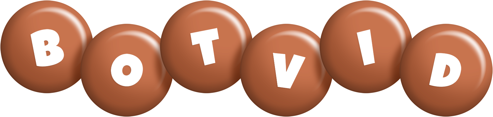 Botvid candy-brown logo