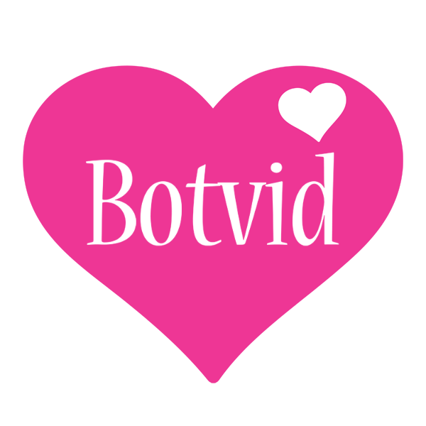 Botvid love-heart logo