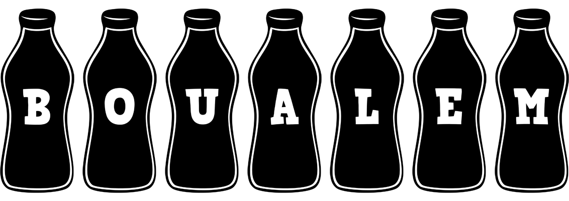 Boualem bottle logo