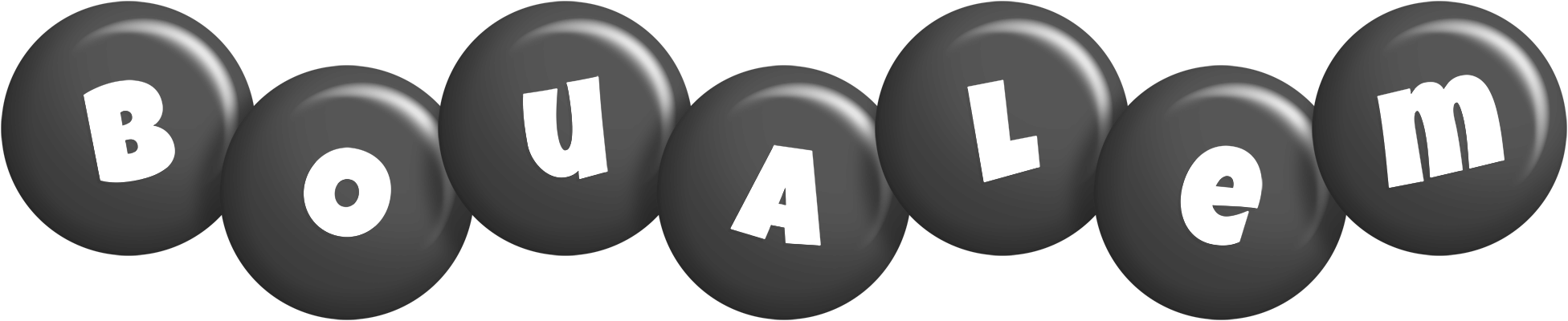 Boualem candy-black logo