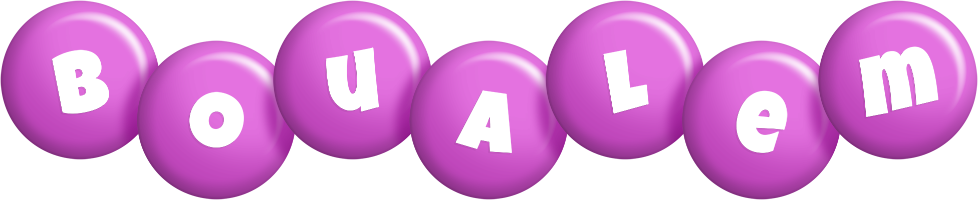Boualem candy-purple logo