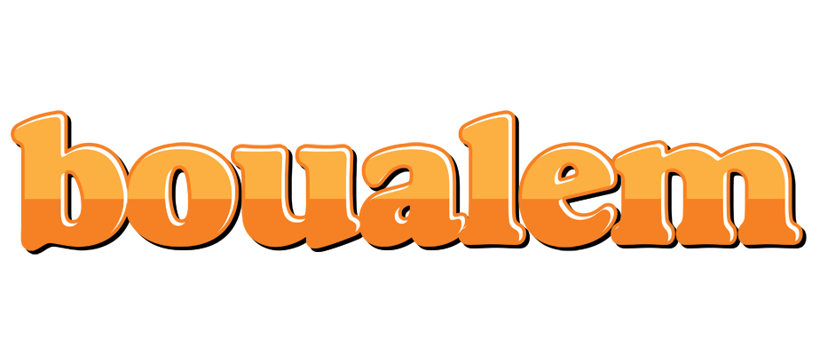 Boualem orange logo