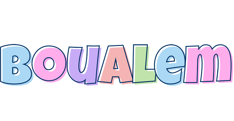 Boualem pastel logo