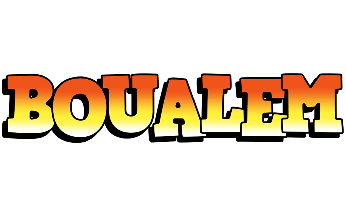 Boualem sunset logo