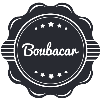Boubacar badge logo