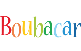 Boubacar birthday logo