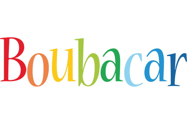 Boubacar birthday logo
