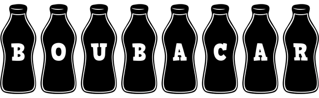 Boubacar bottle logo