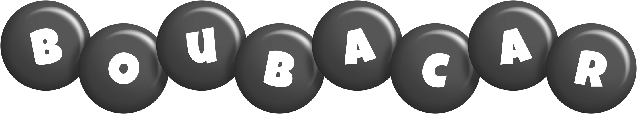 Boubacar candy-black logo
