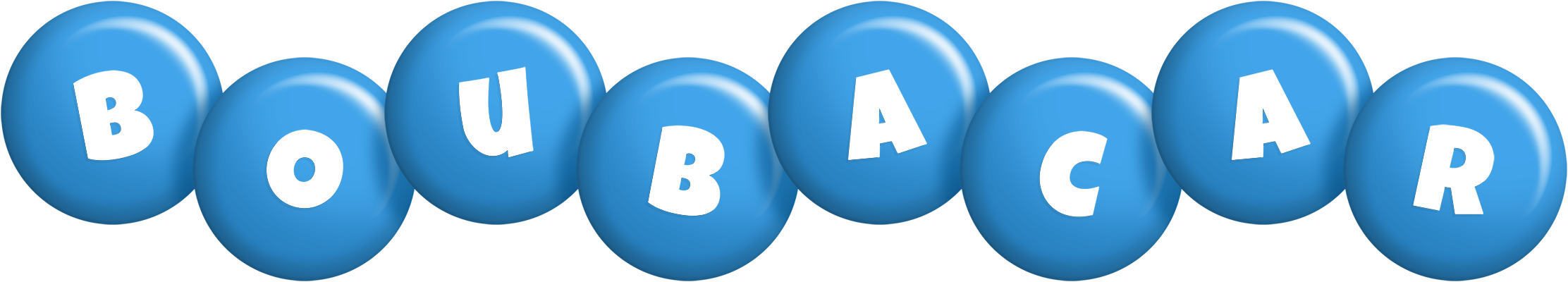 Boubacar candy-blue logo