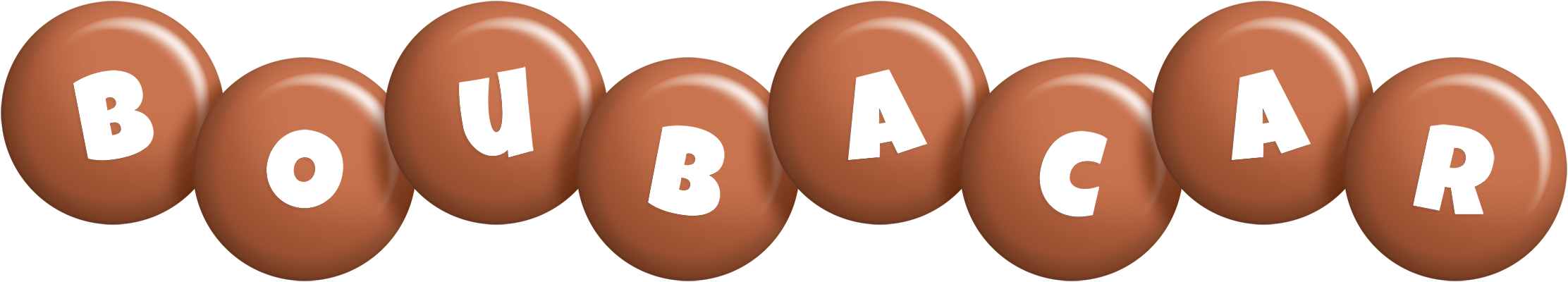Boubacar candy-brown logo